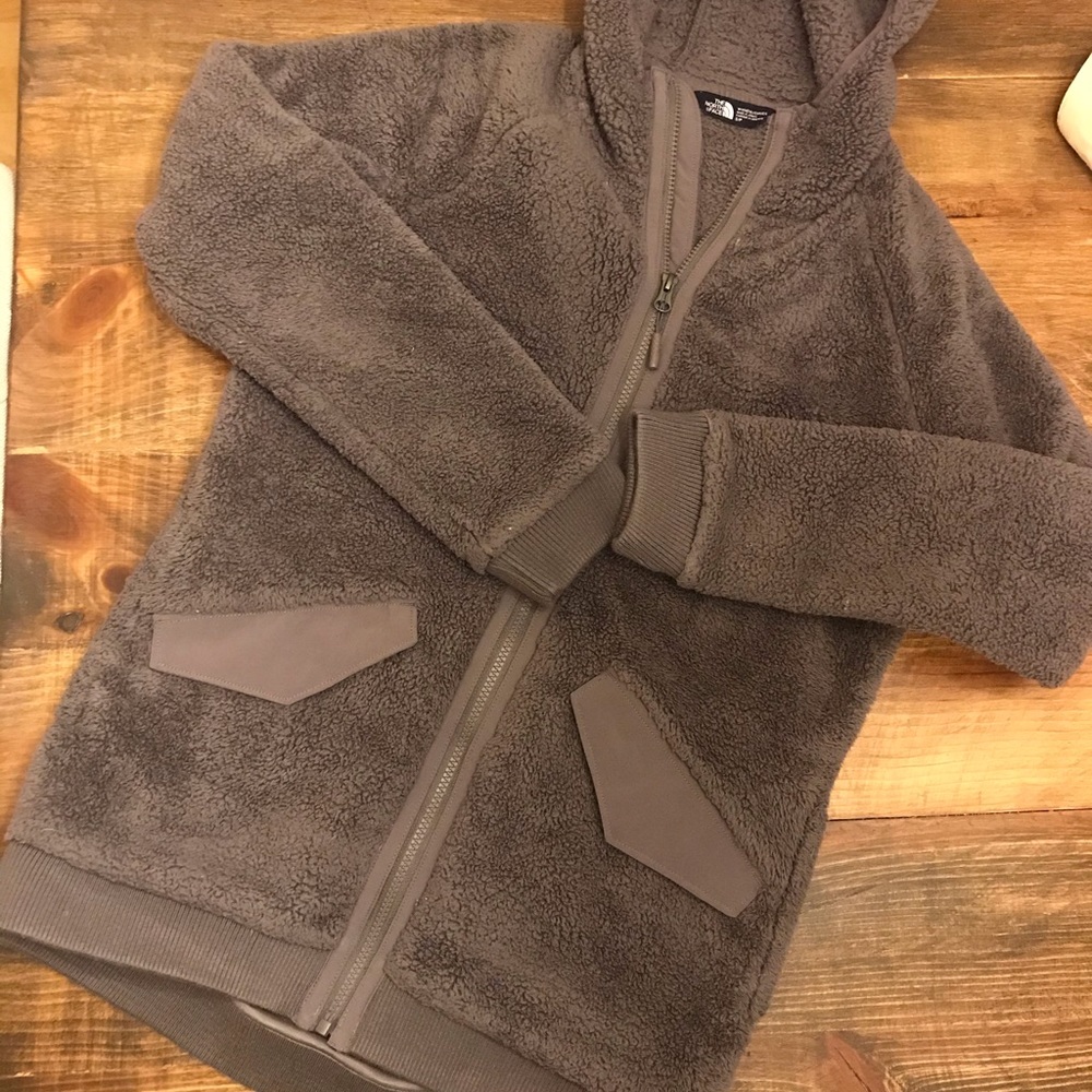 COPY - Fuzzy The North Face Hooded Coat